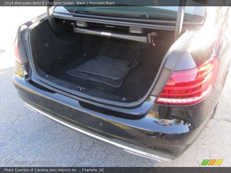 Black / Porcelain/Black 2014 Mercedes-Benz E 350 Sport Sedan