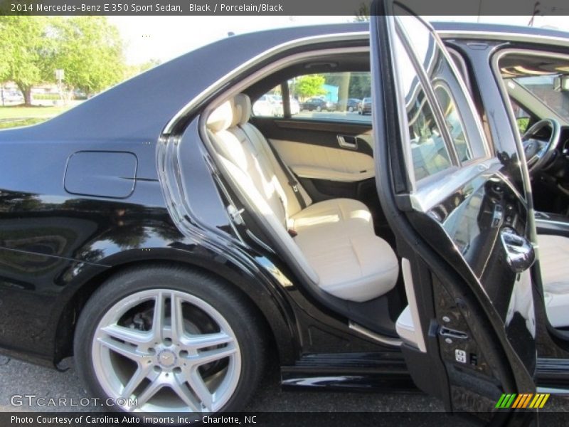 Black / Porcelain/Black 2014 Mercedes-Benz E 350 Sport Sedan