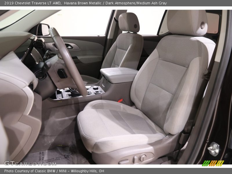 Havana Brown Metallic / Dark Atmosphere/Medium Ash Gray 2019 Chevrolet Traverse LT AWD
