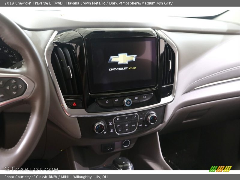 Havana Brown Metallic / Dark Atmosphere/Medium Ash Gray 2019 Chevrolet Traverse LT AWD