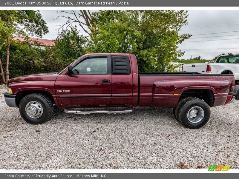  2001 Ram 3500 SLT Quad Cab Dark Garnet Red Pearl