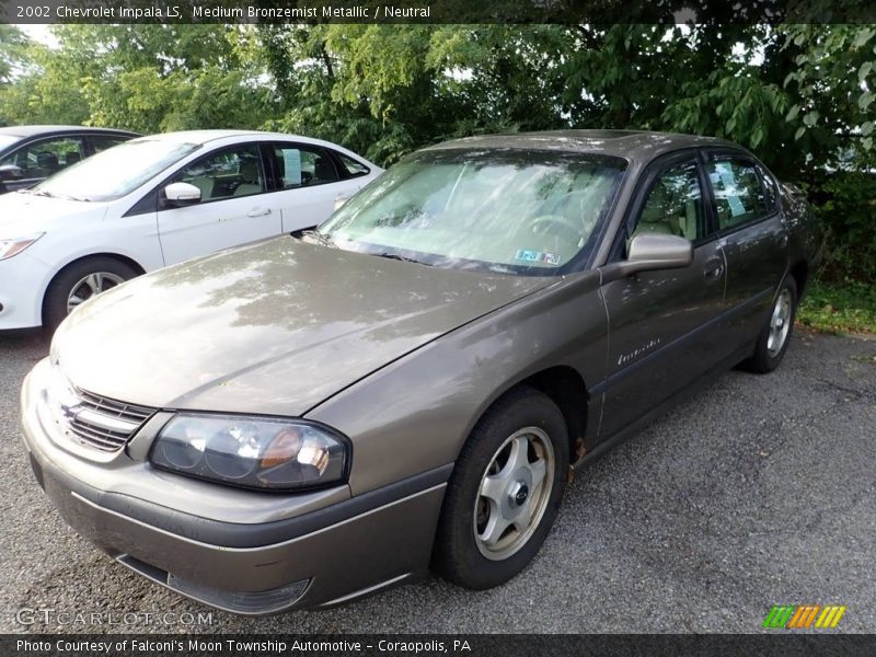 Front 3/4 View of 2002 Impala LS