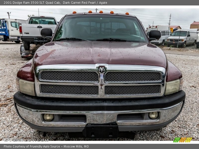 Dark Garnet Red Pearl / Agate 2001 Dodge Ram 3500 SLT Quad Cab