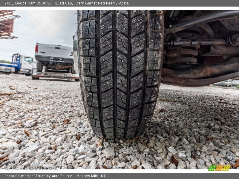 Dark Garnet Red Pearl / Agate 2001 Dodge Ram 3500 SLT Quad Cab