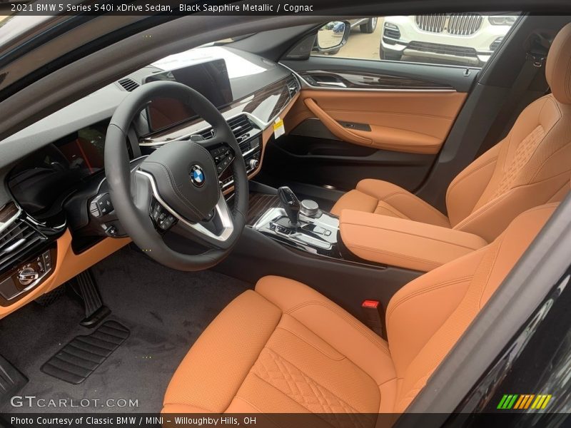  2021 5 Series 540i xDrive Sedan Cognac Interior