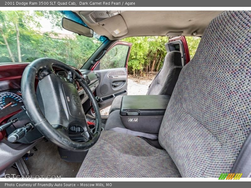 Dark Garnet Red Pearl / Agate 2001 Dodge Ram 3500 SLT Quad Cab