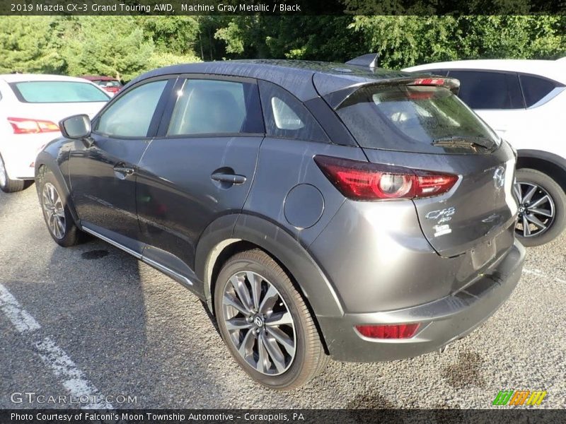 Machine Gray Metallic / Black 2019 Mazda CX-3 Grand Touring AWD