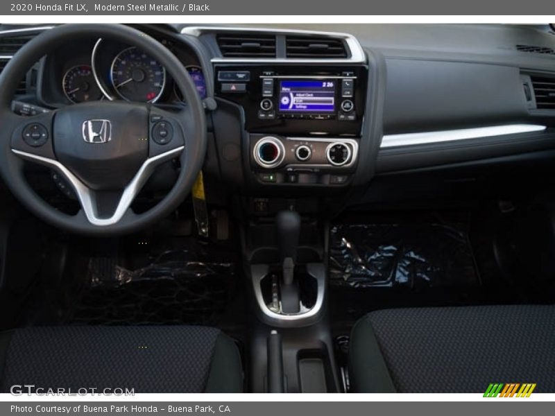 Modern Steel Metallic / Black 2020 Honda Fit LX