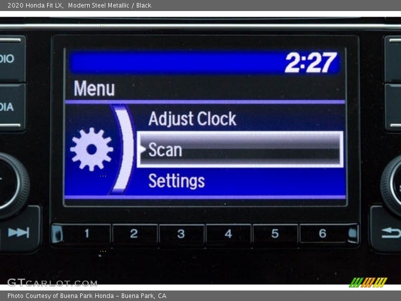 Modern Steel Metallic / Black 2020 Honda Fit LX