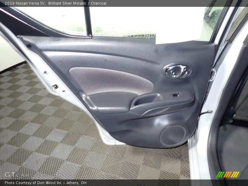 Brilliant Silver Metallic / Charcoal 2019 Nissan Versa SV