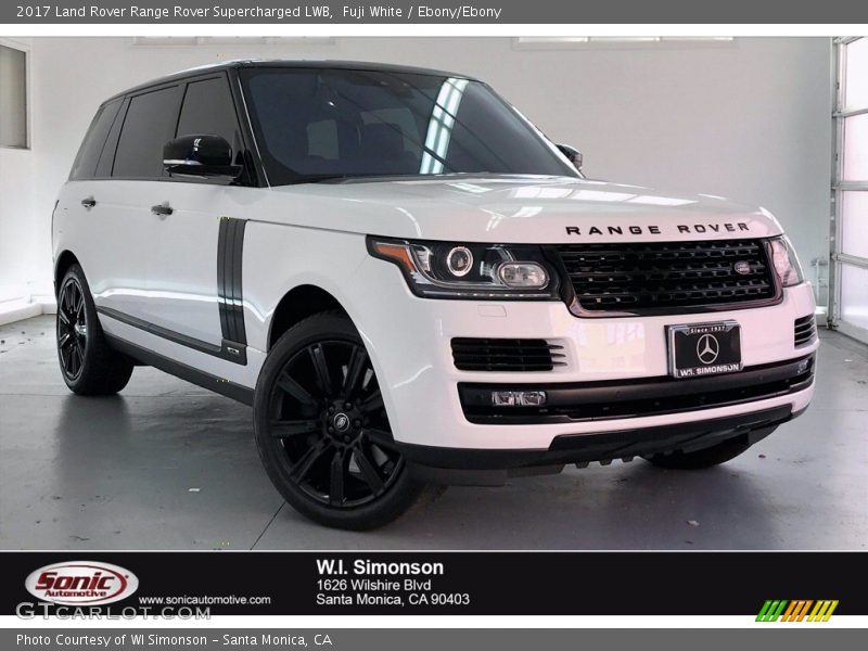 Fuji White / Ebony/Ebony 2017 Land Rover Range Rover Supercharged LWB