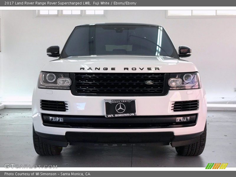 Fuji White / Ebony/Ebony 2017 Land Rover Range Rover Supercharged LWB