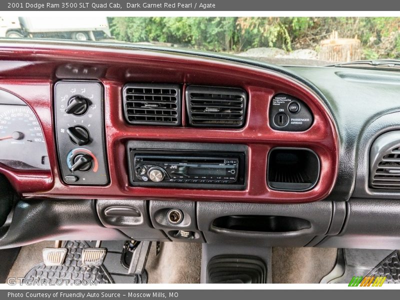 Dark Garnet Red Pearl / Agate 2001 Dodge Ram 3500 SLT Quad Cab