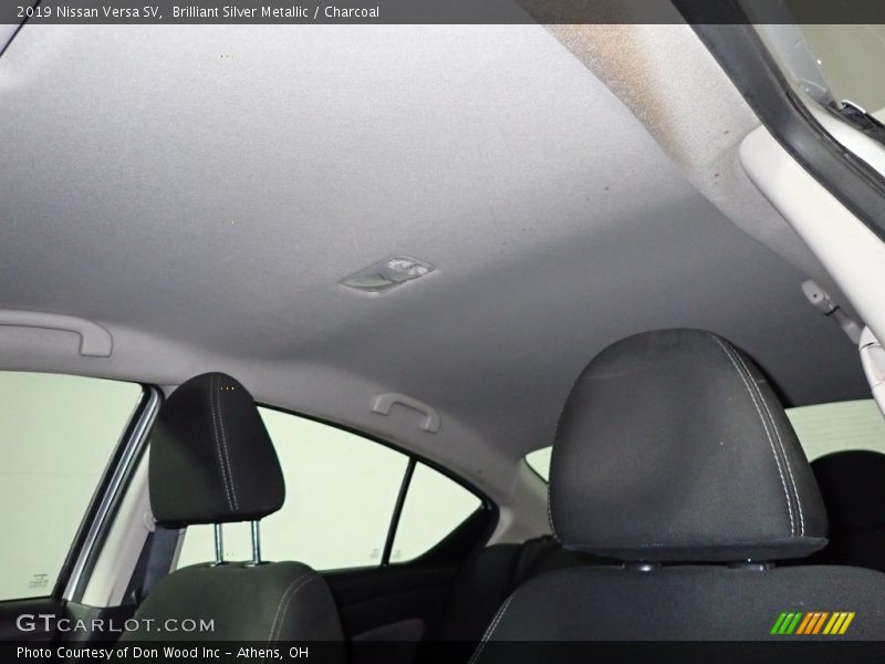 Brilliant Silver Metallic / Charcoal 2019 Nissan Versa SV