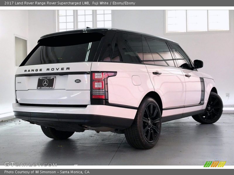 Fuji White / Ebony/Ebony 2017 Land Rover Range Rover Supercharged LWB