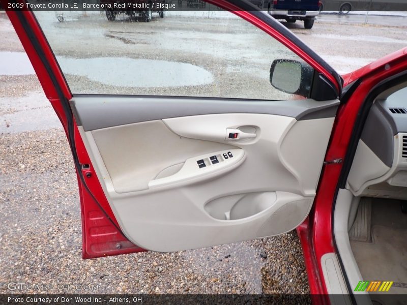 Barcelona Red Metallic / Bisque 2009 Toyota Corolla LE