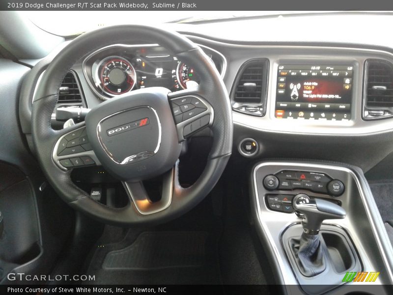Sublime / Black 2019 Dodge Challenger R/T Scat Pack Widebody