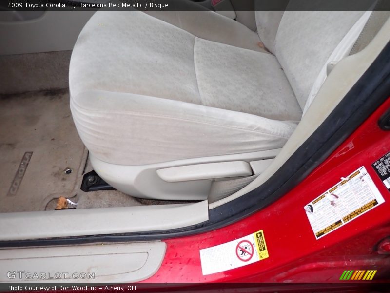 Barcelona Red Metallic / Bisque 2009 Toyota Corolla LE