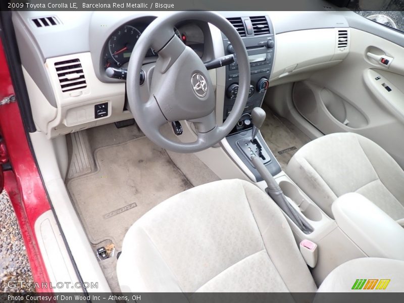 Barcelona Red Metallic / Bisque 2009 Toyota Corolla LE