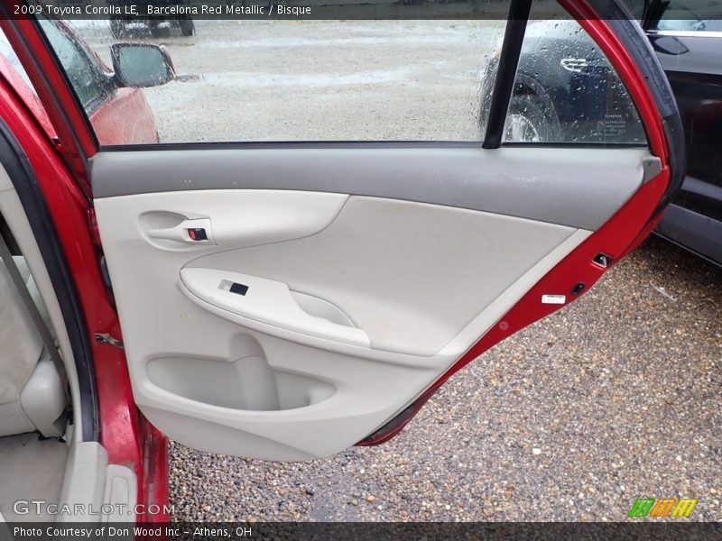 Barcelona Red Metallic / Bisque 2009 Toyota Corolla LE