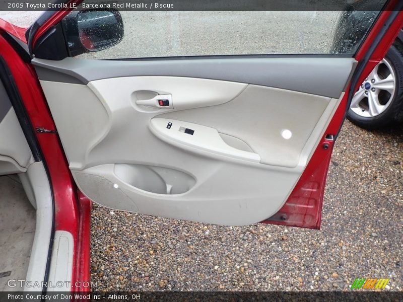Barcelona Red Metallic / Bisque 2009 Toyota Corolla LE