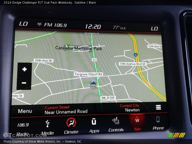 Sublime / Black 2019 Dodge Challenger R/T Scat Pack Widebody