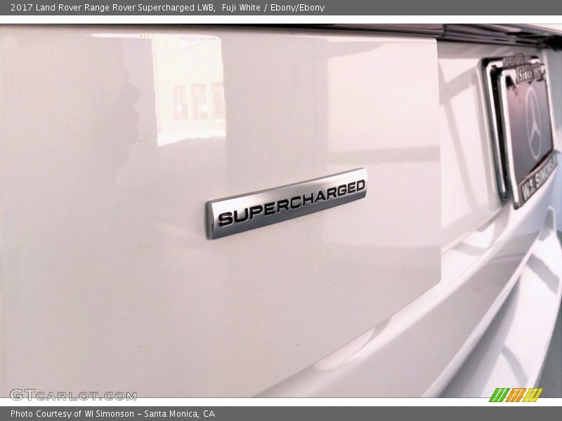 Fuji White / Ebony/Ebony 2017 Land Rover Range Rover Supercharged LWB