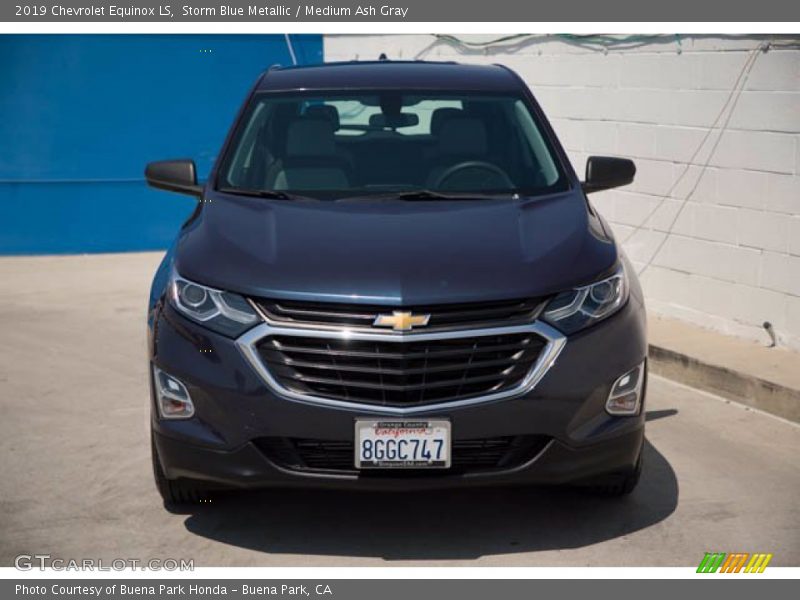 Storm Blue Metallic / Medium Ash Gray 2019 Chevrolet Equinox LS