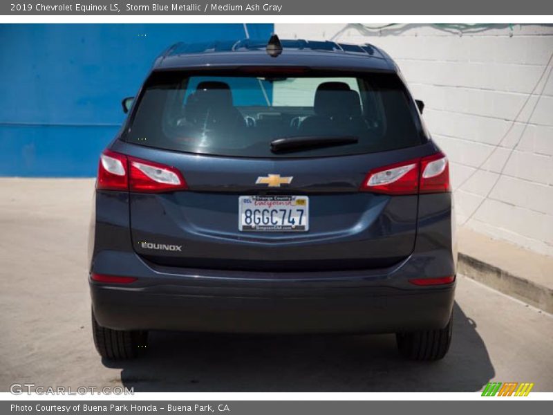 Storm Blue Metallic / Medium Ash Gray 2019 Chevrolet Equinox LS