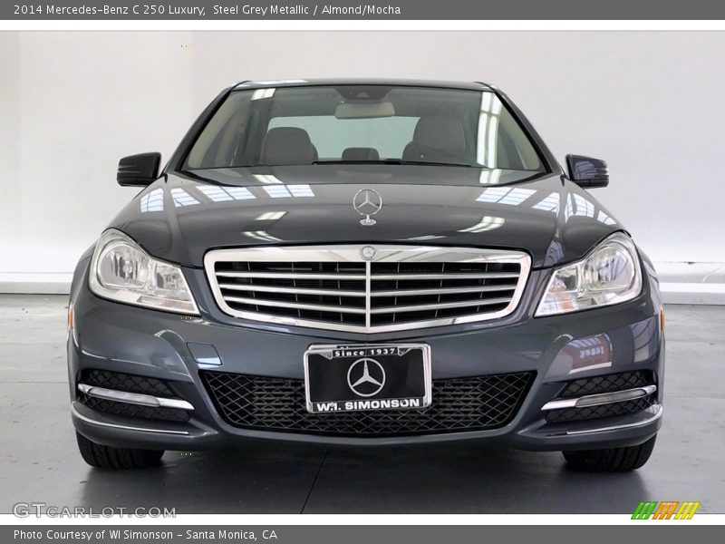 Steel Grey Metallic / Almond/Mocha 2014 Mercedes-Benz C 250 Luxury