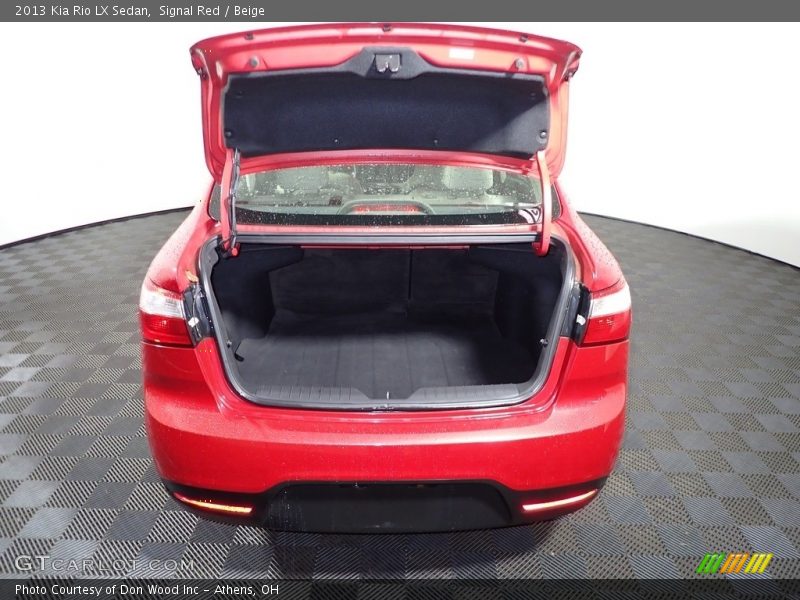 Signal Red / Beige 2013 Kia Rio LX Sedan