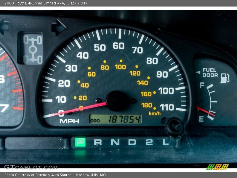 Black / Oak 2000 Toyota 4Runner Limited 4x4