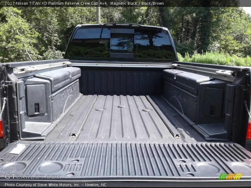 Magnetic Black / Black/Brown 2017 Nissan TITAN XD Platinum Reserve Crew Cab 4x4