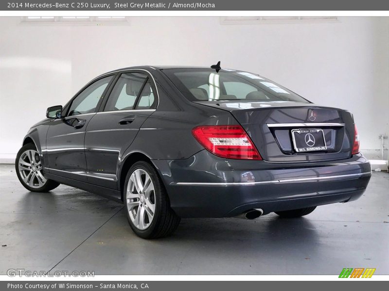 Steel Grey Metallic / Almond/Mocha 2014 Mercedes-Benz C 250 Luxury