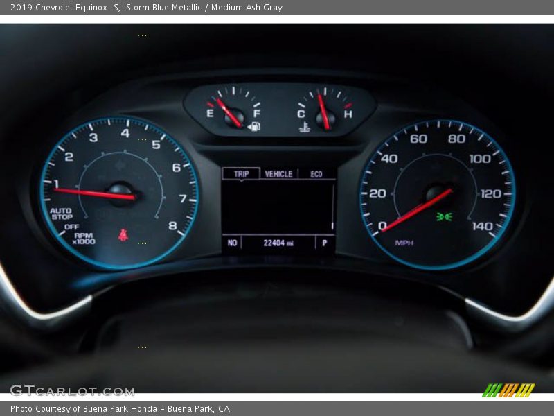 Storm Blue Metallic / Medium Ash Gray 2019 Chevrolet Equinox LS