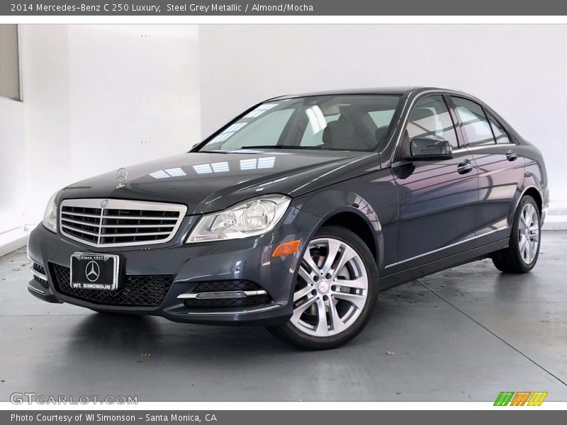 Steel Grey Metallic / Almond/Mocha 2014 Mercedes-Benz C 250 Luxury