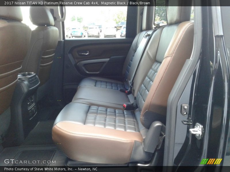 Rear Seat of 2017 TITAN XD Platinum Reserve Crew Cab 4x4