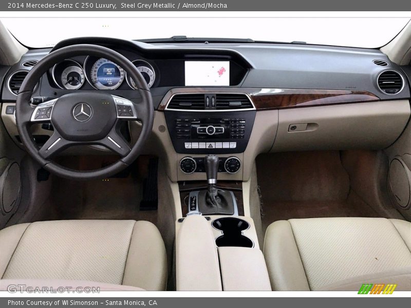 Steel Grey Metallic / Almond/Mocha 2014 Mercedes-Benz C 250 Luxury