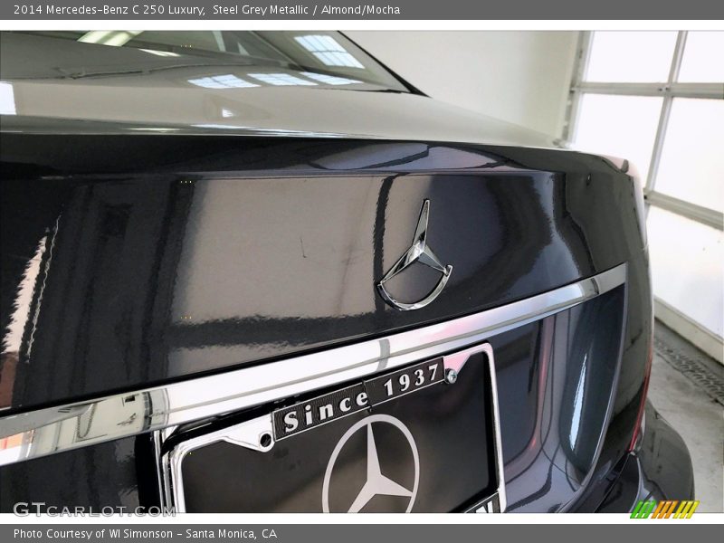 Steel Grey Metallic / Almond/Mocha 2014 Mercedes-Benz C 250 Luxury