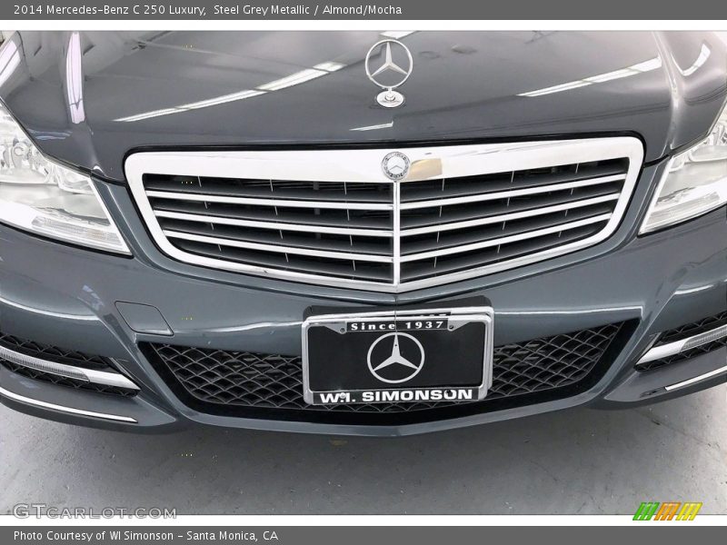 Steel Grey Metallic / Almond/Mocha 2014 Mercedes-Benz C 250 Luxury