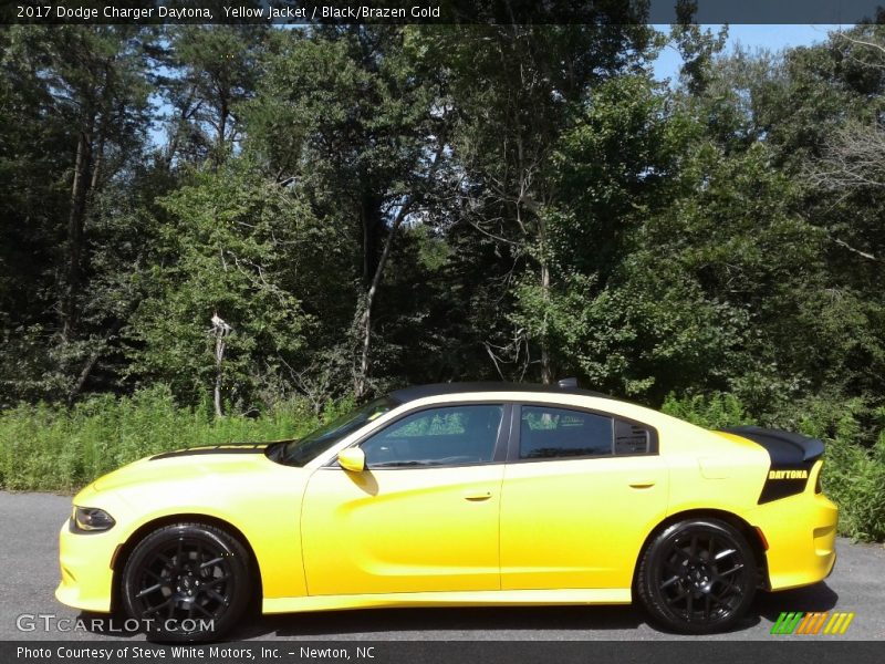 Yellow Jacket / Black/Brazen Gold 2017 Dodge Charger Daytona