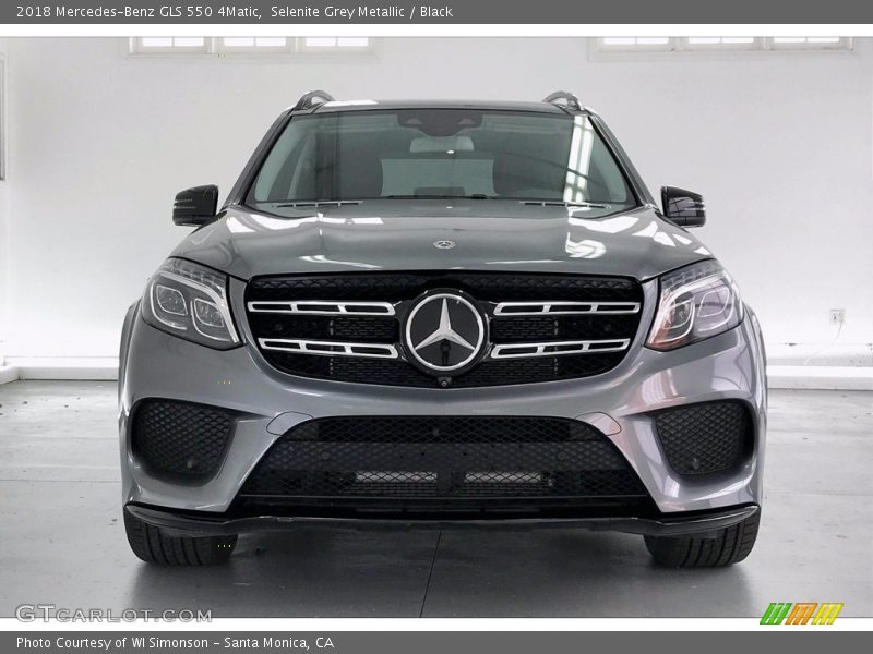 Selenite Grey Metallic / Black 2018 Mercedes-Benz GLS 550 4Matic