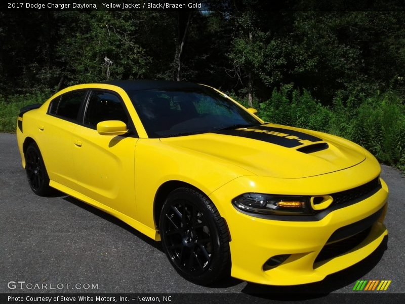 Yellow Jacket / Black/Brazen Gold 2017 Dodge Charger Daytona