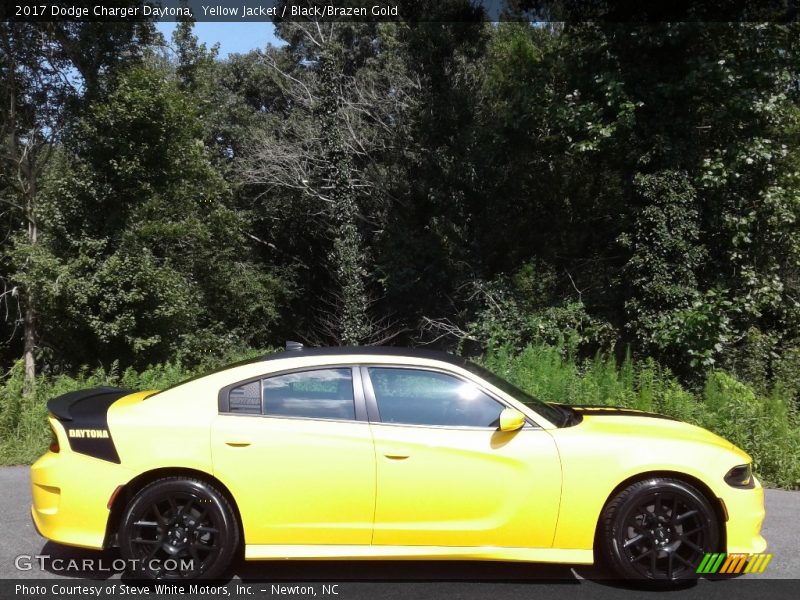 Yellow Jacket / Black/Brazen Gold 2017 Dodge Charger Daytona