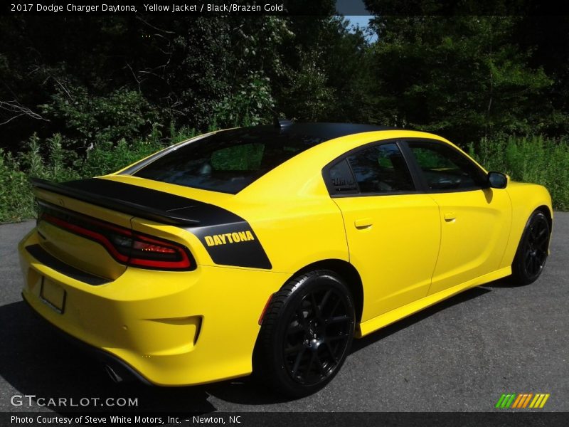 Yellow Jacket / Black/Brazen Gold 2017 Dodge Charger Daytona