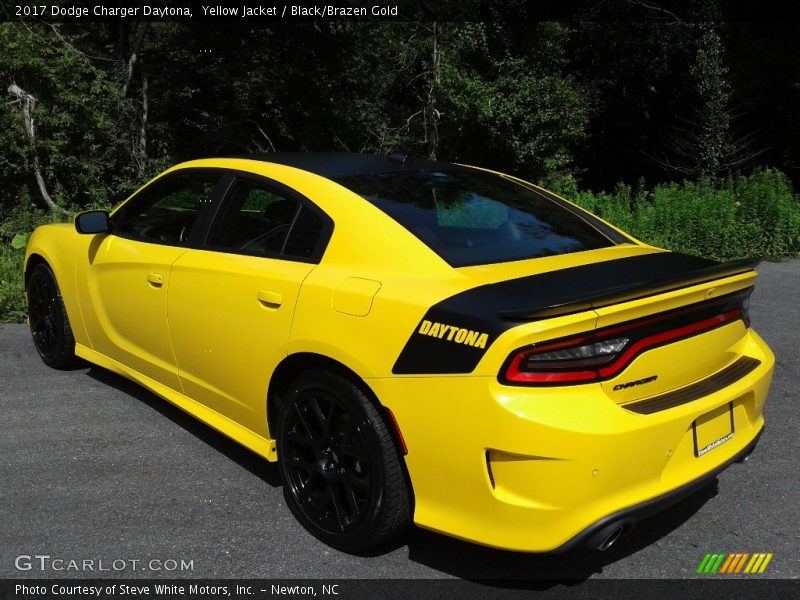 Yellow Jacket / Black/Brazen Gold 2017 Dodge Charger Daytona