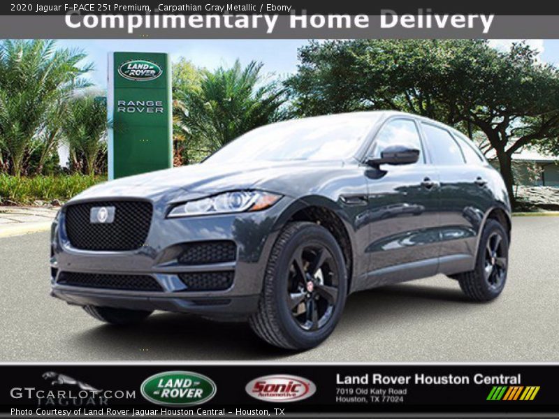 Carpathian Gray Metallic / Ebony 2020 Jaguar F-PACE 25t Premium
