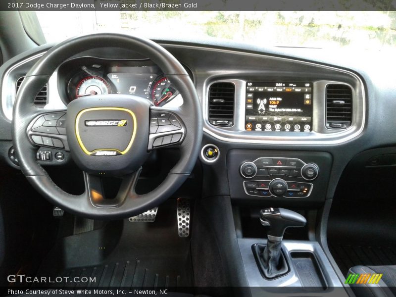 Yellow Jacket / Black/Brazen Gold 2017 Dodge Charger Daytona