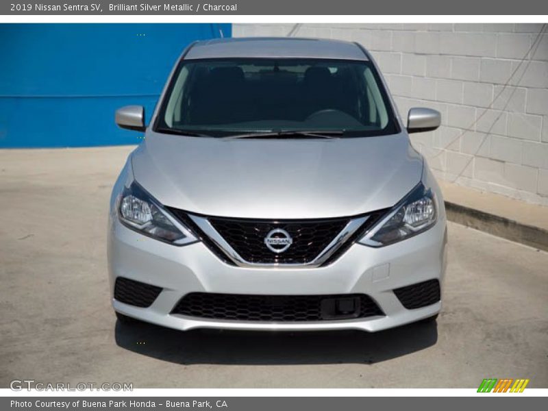 Brilliant Silver Metallic / Charcoal 2019 Nissan Sentra SV