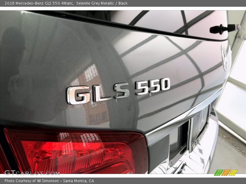 Selenite Grey Metallic / Black 2018 Mercedes-Benz GLS 550 4Matic